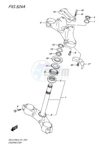 GSX-S1000F ABS EU drawing STEERING STEM