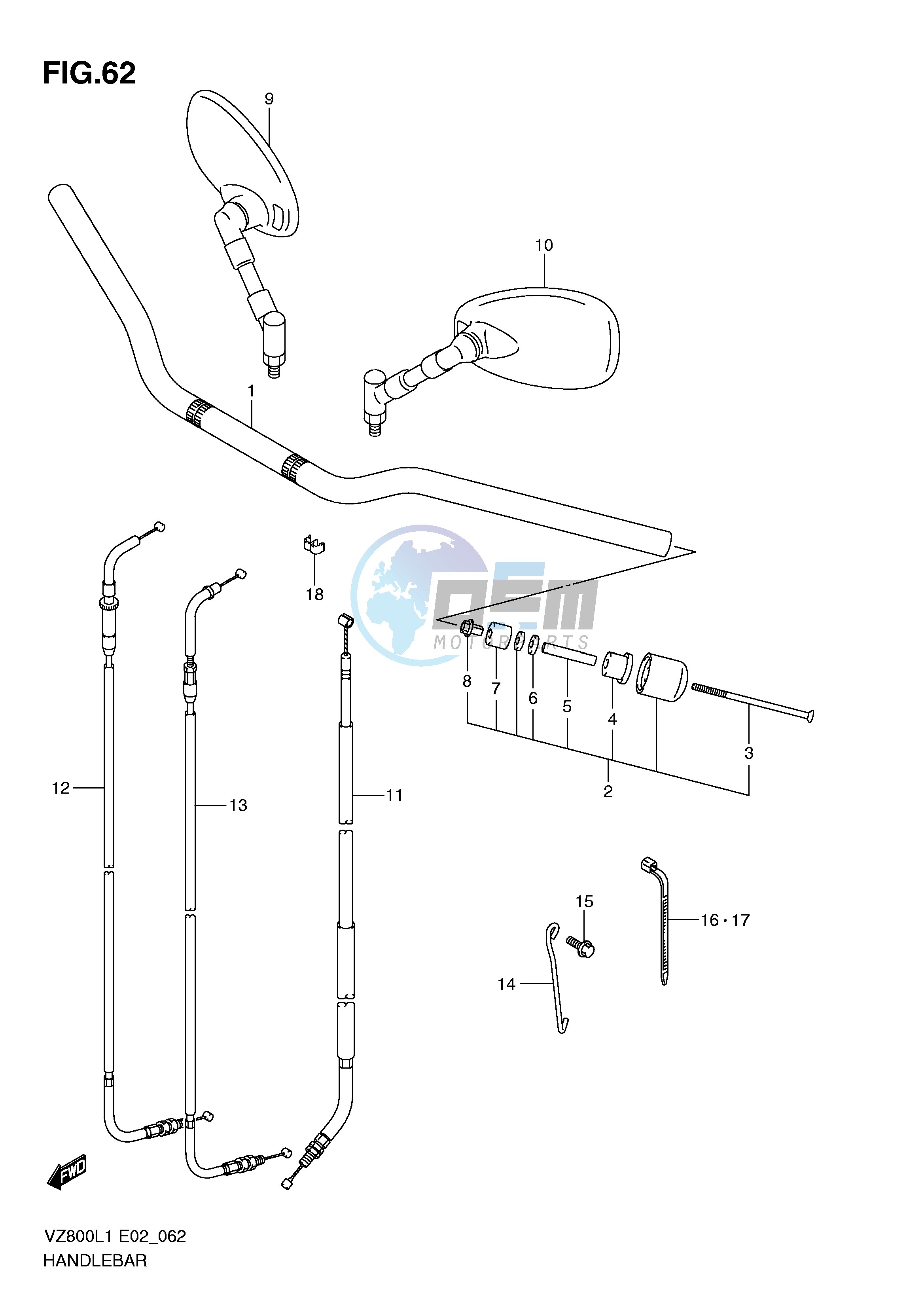 HANDLEBAR (VZ800L1 E2)