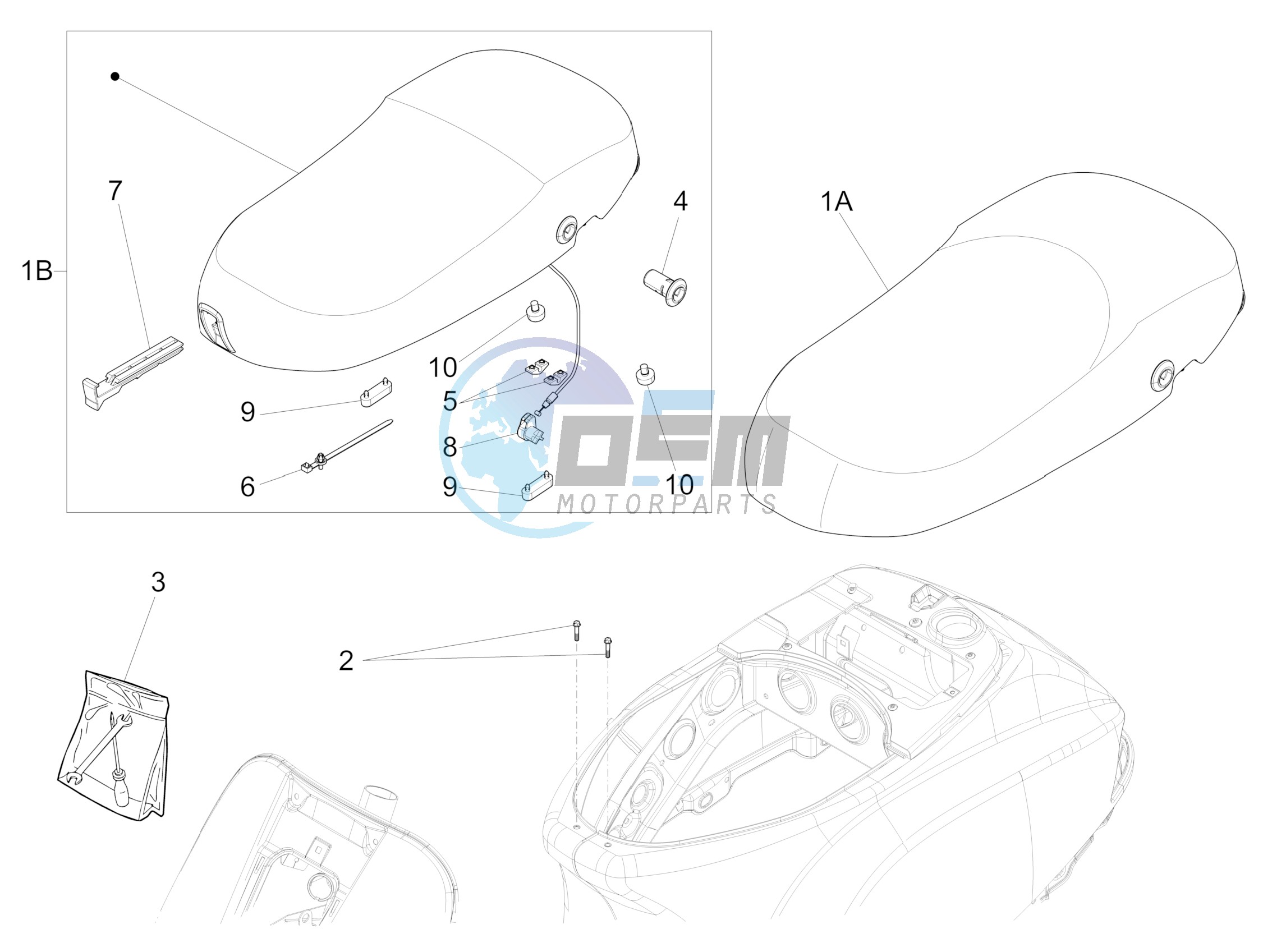 Saddle/seats