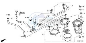 VT750C9 Ireland - (EK / MK) drawing FUEL PUMP