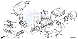 VFR800XH 2ED - (2ED) drawing RIGHT FRONT BRAKE CALIPER (VFR800XH)