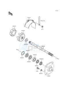 JS 650 B [650 SX] (B1-B3) [650 SX] drawing DRIVE SHAFT