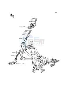 VERSYS 650 ABS KLE650FGF XX (EU ME A(FRICA) drawing Frame