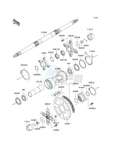 KEF 300 B [LAKOTA SPORT] (B1-B3) [LAKOTA 300 SPORT] drawing REAR HUB