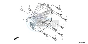 CB1000RAE CB1000R ABS E drawing A.C. GENERATOR COVER