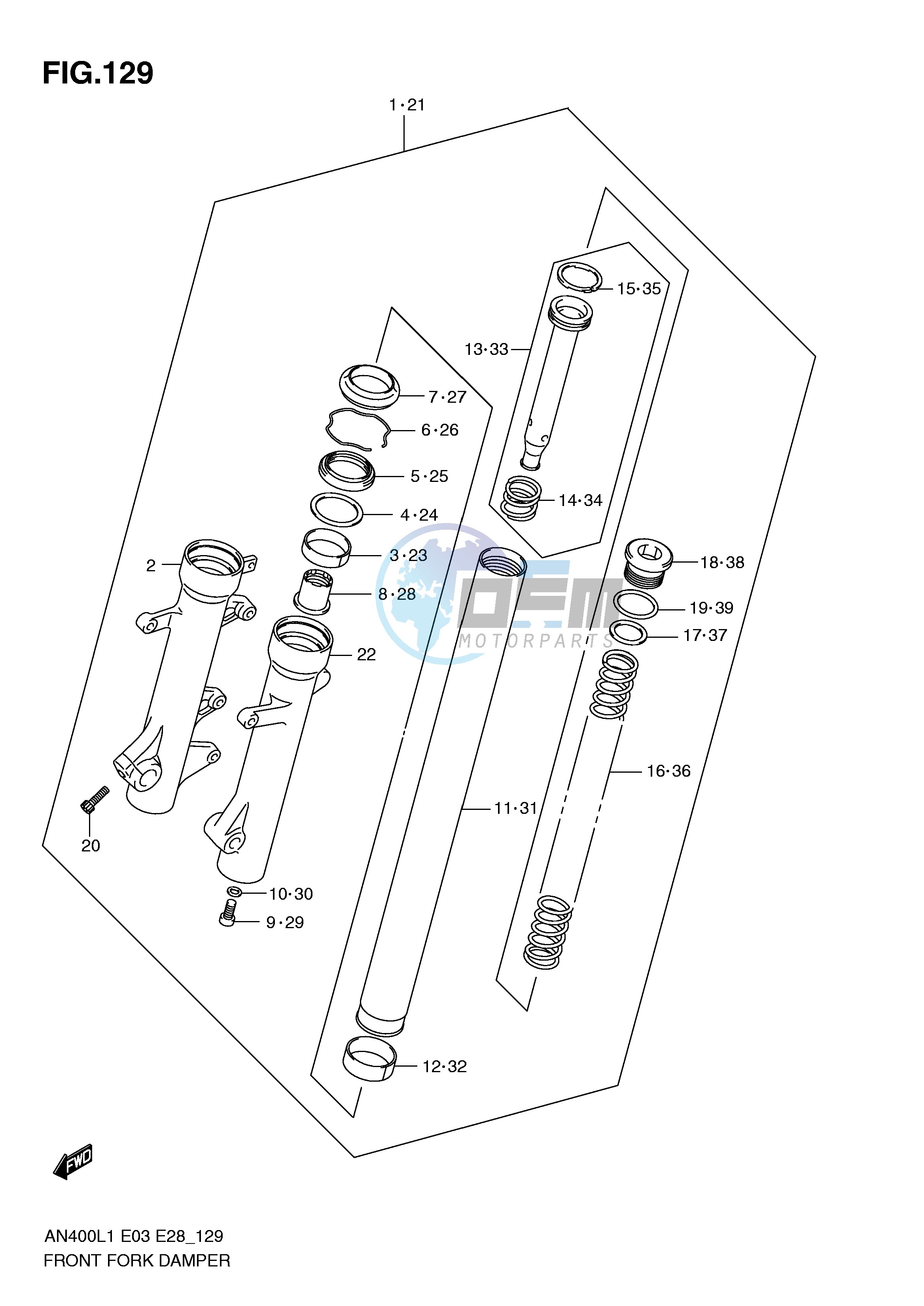 FRONT FORK DAMPER (AN400L1 E3)