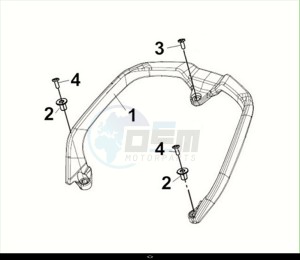 MAXSYM 400I (LZ40W1Z1-EU) (M2) drawing RR CARRIER