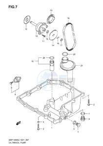 GSF-1250S BANDIT EU drawing OIL PAN-OIL PUMP