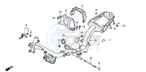 PK50 drawing FRAME BODY