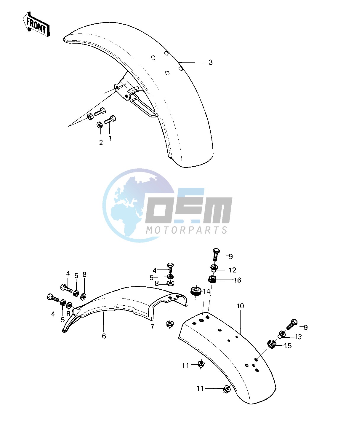 FENDERS -- 80 D1- -