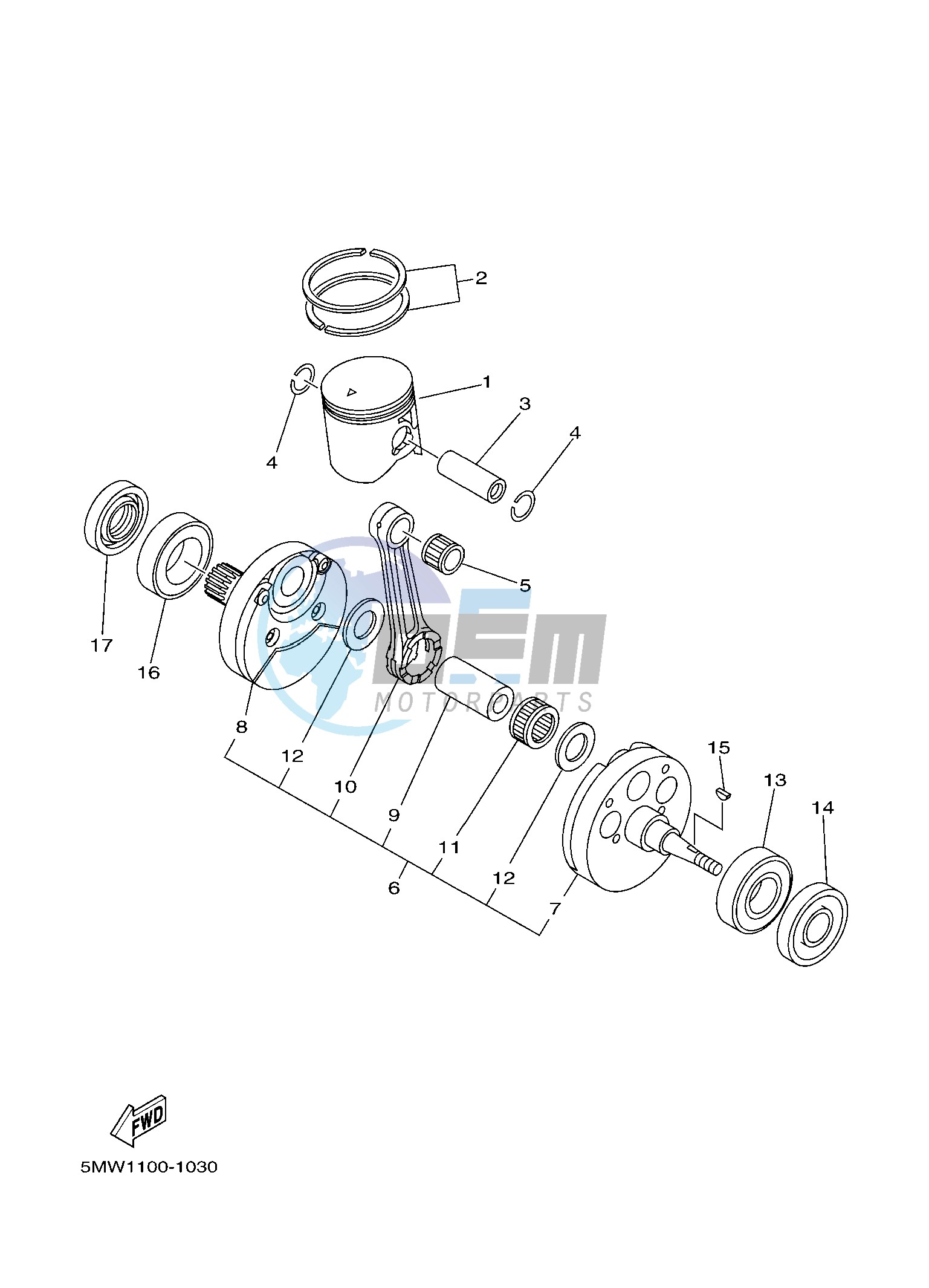 CRANKSHAFT & PISTON