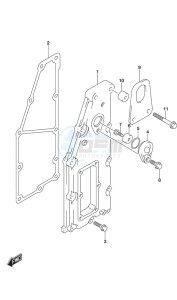 DF 175 drawing Exhaust Cover