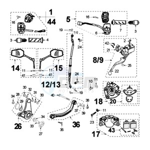 FIGHT LZ SP2 drawing BRAKE SYSTEM HENG TONG