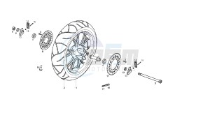 GPR RACING - 50 CC VTHGR1D1A EU2 drawing REAR WHEEL