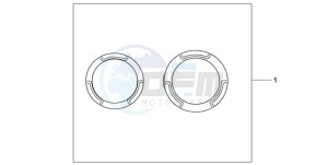 CB600F39 F / CMF ST drawing CRANCASE RING SET