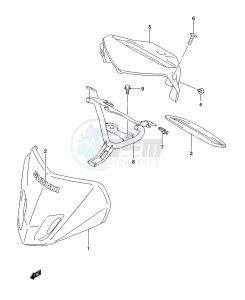 LT-A500XP Z drawing HANDLE COVER (LT-A500XPL2 P24)