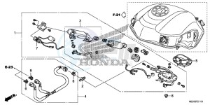 VFR1200XC drawing FUEL PUMP