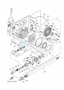 YXZ1000E YXZ1000R (B5J7) drawing DRIVE SHAFT