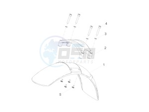 V7 III Special 750 e4 (EMEA) drawing Front mudguard-Pillar