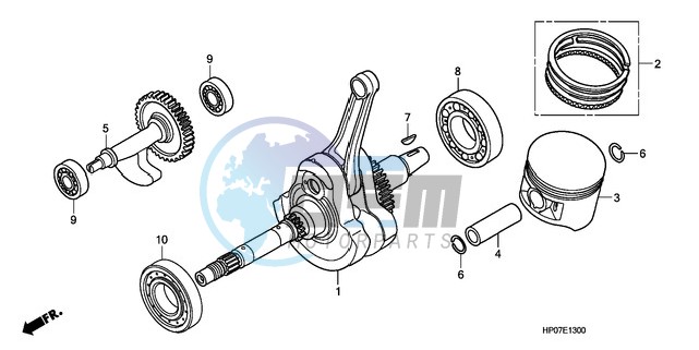 CRANKSHAFT/PISTON