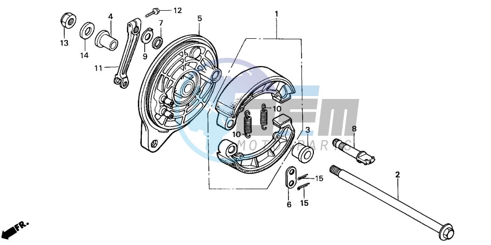 REAR BRAKE PANEL