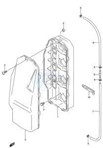 DT 115 drawing Silencer Case (S/N 231515 to 1997)