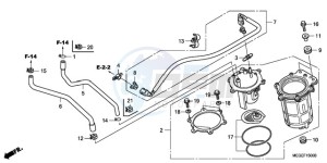 VT750C9 Australia - (U / MK) drawing FUEL PUMP