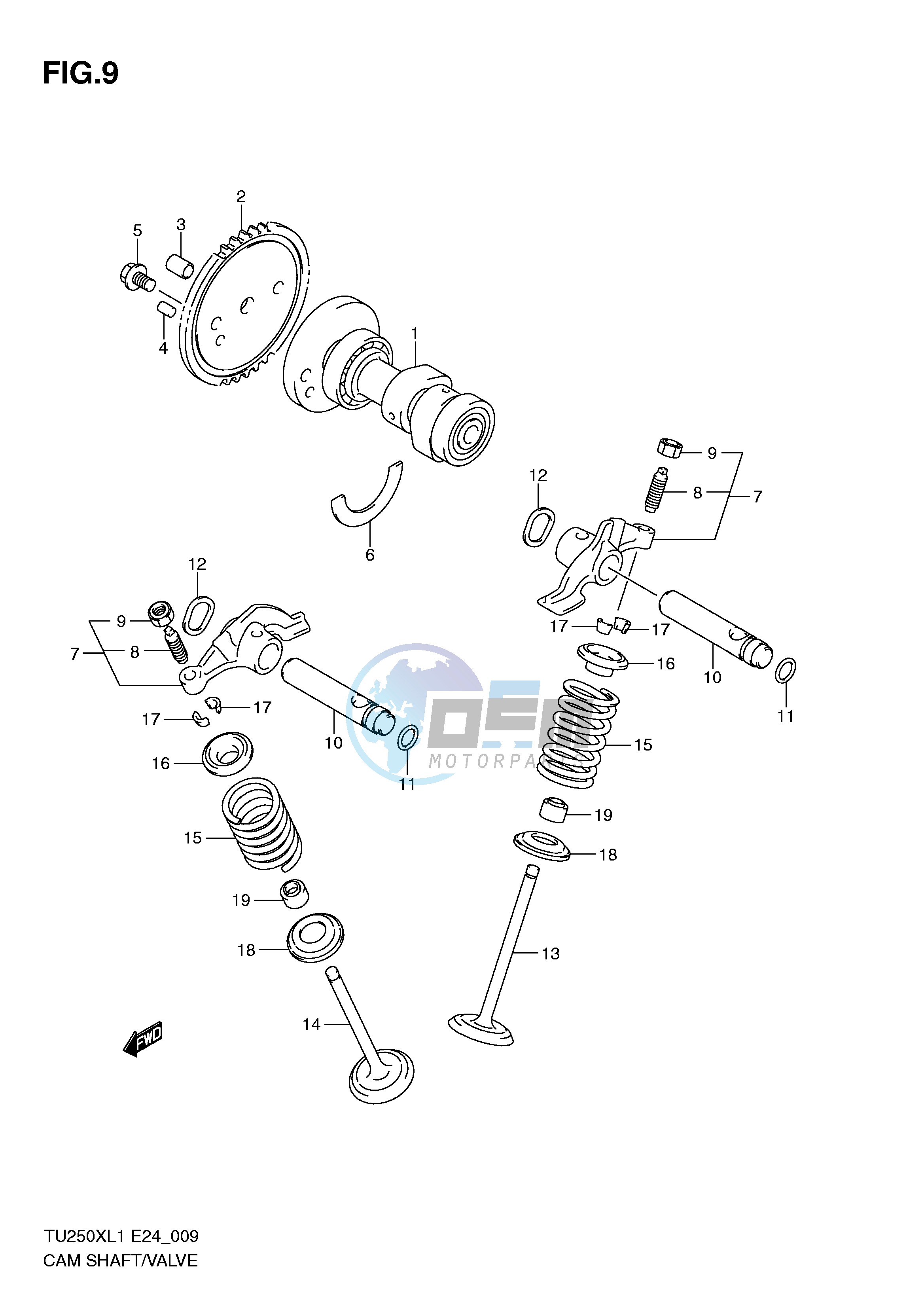 CAMSHAFT - VALVE