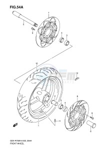 GSX-R750 (E2) drawing FRONT WHEEL (GSX-R750XK5 U2XK5)