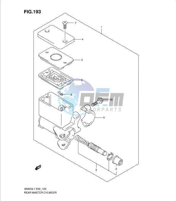 REAR MASTER CYLINDER