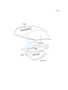 ER 500 A [ER5] (A3-A4) [ER5] drawing DECALS-- BOULOGNE- --- ER500-A3- -