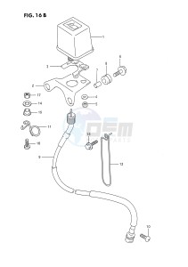 RMX250 (E3) drawing TRIP METER (MODEL T)