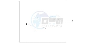 XL700VAB TRANSALP E drawing 12V DC SOCKET