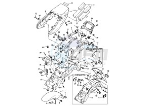 XJR 1200 drawing FENDER