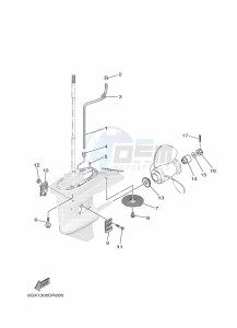 F20FETL drawing PROPELLER-HOUSING-AND-TRANSMISSION-2