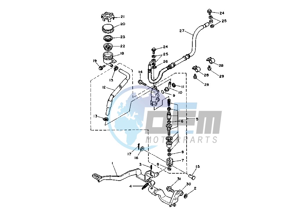 REAR MASTER CYLINDER