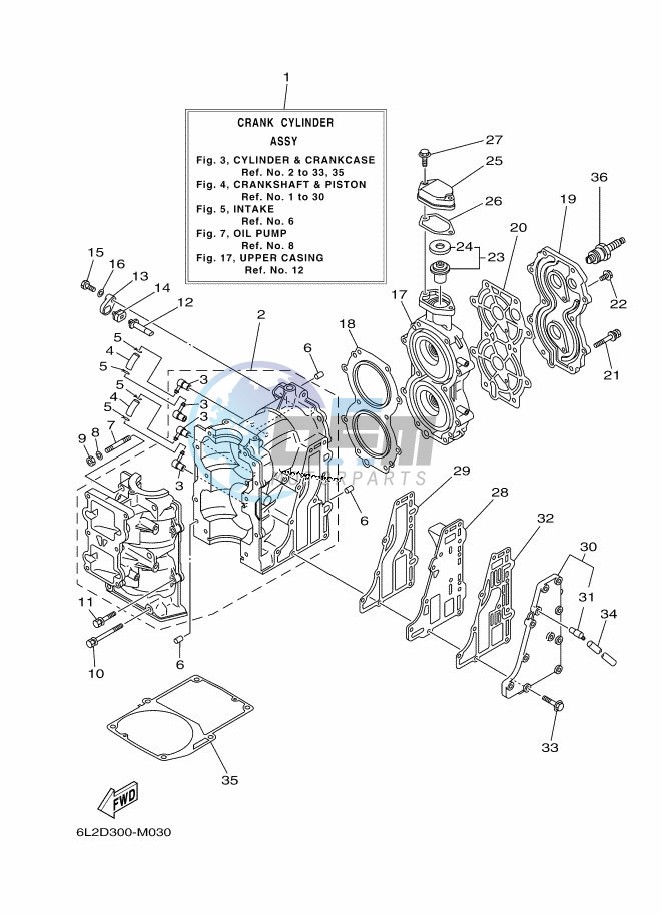 CYLINDER--CRANKCASE