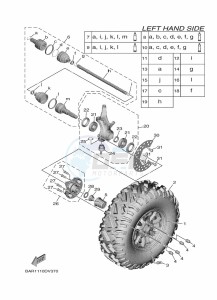 YXE850EN YXE85WPAM (BANF) drawing FRONT WHEEL