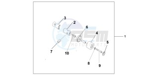 CB900F 919 drawing ENG.GUARD