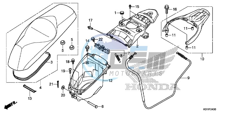 SEAT/LUGGAGE BOX