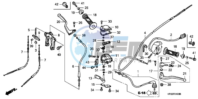 HANDLE LEVER/ SWITCH/ CABLE