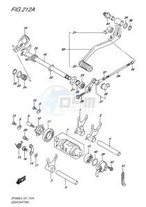 SFV 650 ABS GLADIUS EU drawing GEAR SHIFTING