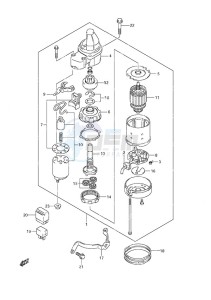 DF 9.9A drawing Starting Motor