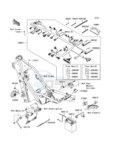 KLX250 KLX250S9F GB XX (EU ME A(FRICA) drawing Chassis Electrical Equipment