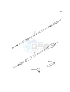 KX 125 K [KX125] (K3) [KX125] drawing CABLES