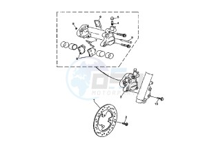 CS JOG R 50 drawing FRONT BRAKE CALIPER