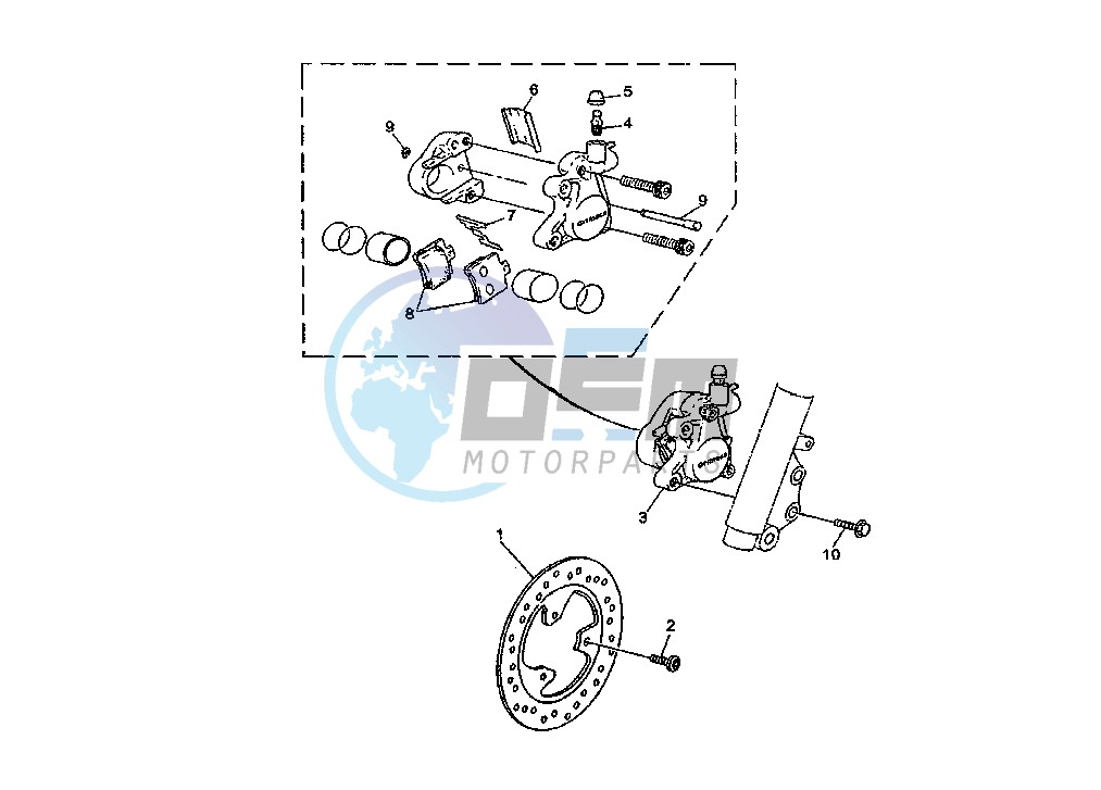 FRONT BRAKE CALIPER