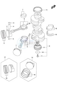 DF 300B drawing Crankshaft