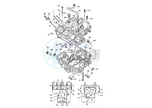 YZF R THUNDER ACE 1000 drawing CRANKCASE