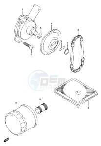 LT-A750XZ drawing OIL PUMP